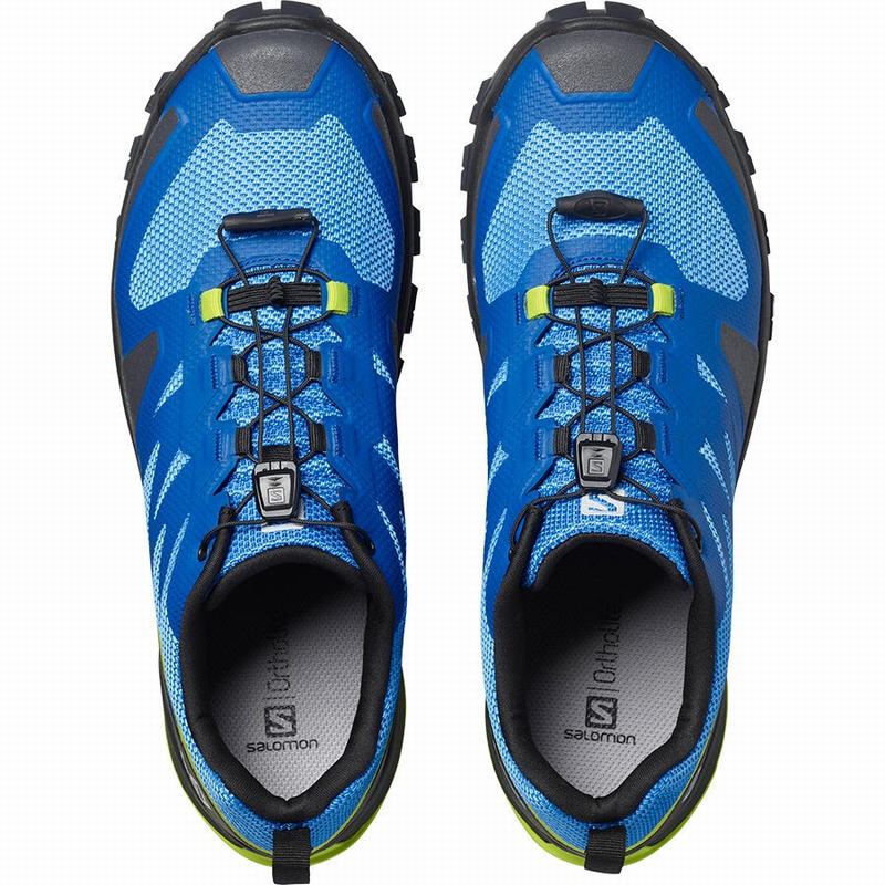 Chaussure Trail Running Salomon XA ROGG Homme Bleu Noir | NDYCI-5392