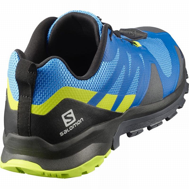 Chaussure Trail Running Salomon XA ROGG Homme Bleu Noir | NDYCI-5392