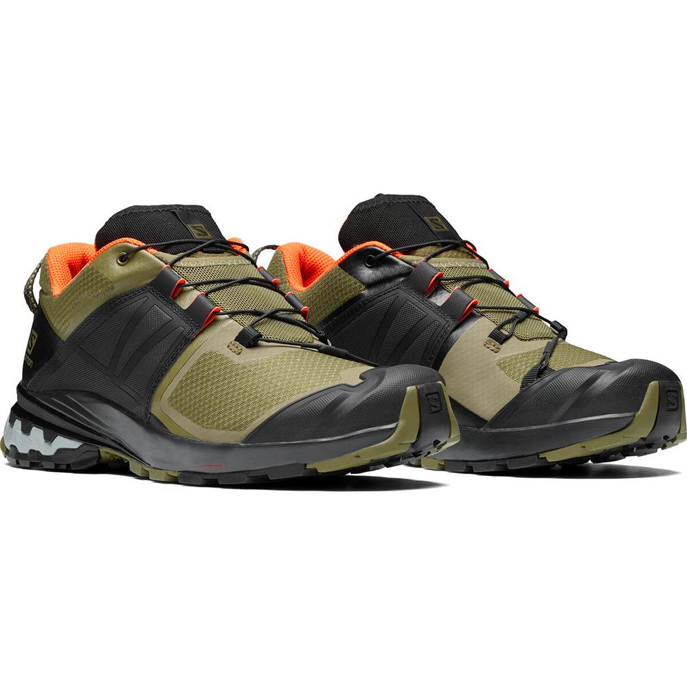 Chaussure Trail Running Salomon XA WILD Homme Vert Olive | YCUNJ-1895