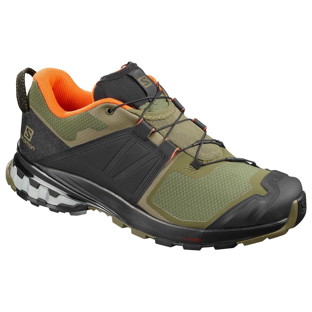 Chaussure Trail Running Salomon XA WILD Homme Vert Olive | YCUNJ-1895