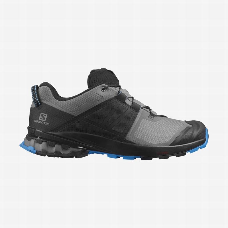 Chaussure Trail Running Salomon XA WILD Homme Noir Bleu | LEKFU-4601