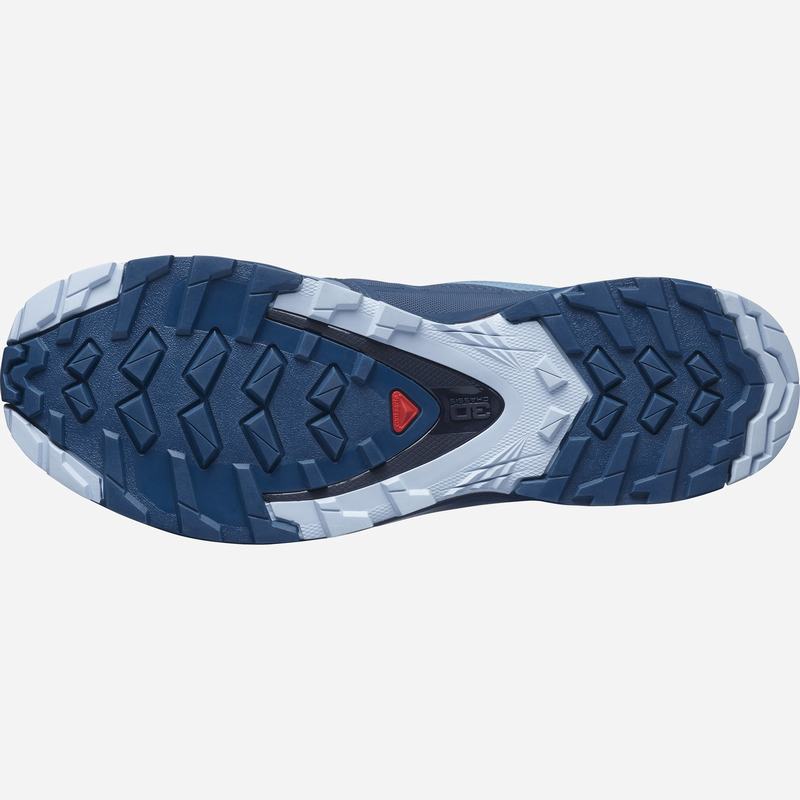 Chaussure Trail Running Salomon XA WILD GORE-TEX Femme Bleu | FAMSN-9365