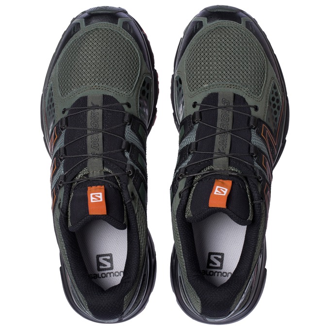 Chaussure Trail Running Salomon X-MISSION 3 Homme Noir Argent | QSZTN-9586