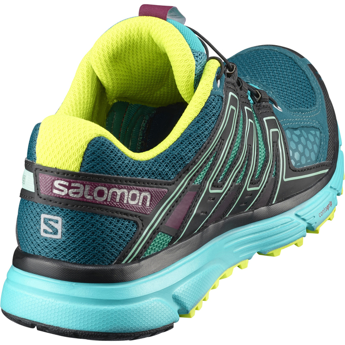 Chaussure Trail Running Salomon X-MISSION 3 W Femme Turquoise | ATRIX-8512