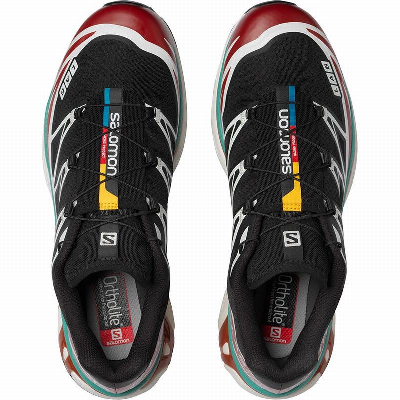 Chaussure Trail Running Salomon XT-6 Homme Noir Rouge | EQYSL-0376