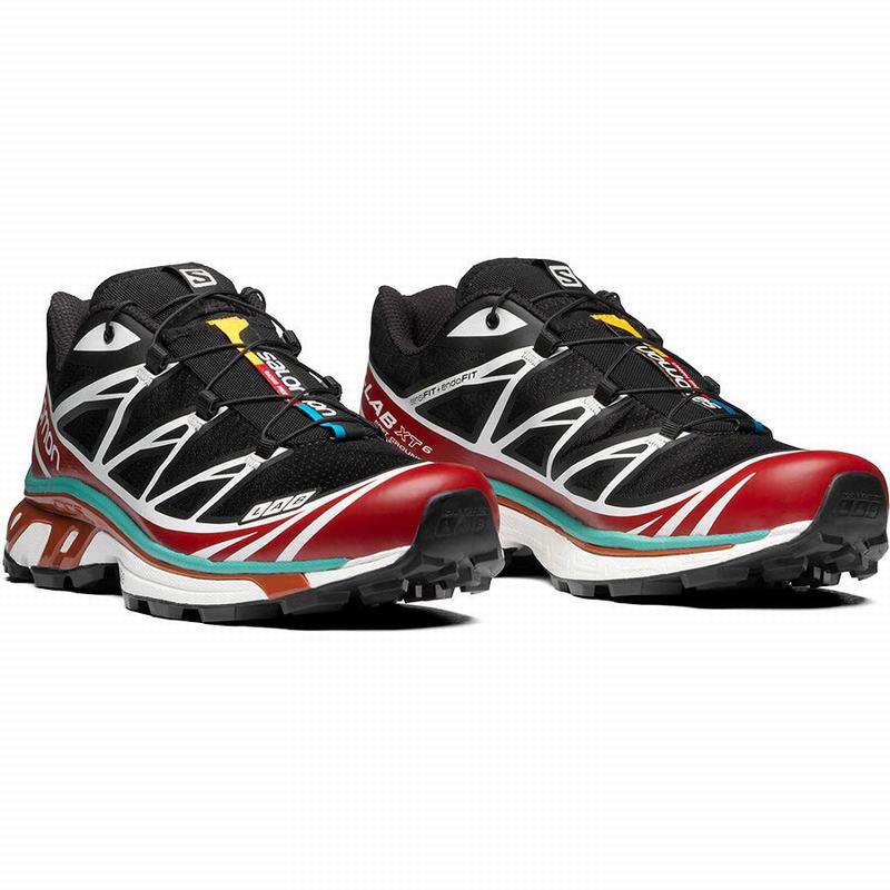 Chaussure Trail Running Salomon XT-6 Homme Noir Rouge | EQYSL-0376