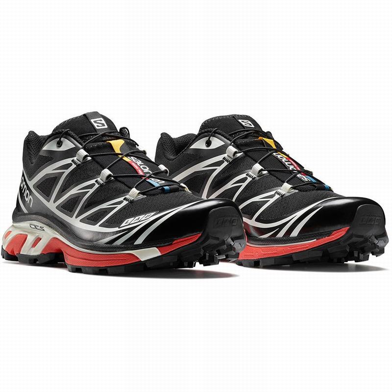 Chaussure Trail Running Salomon XT-6 Homme Noir Rouge | XWJHF-9850