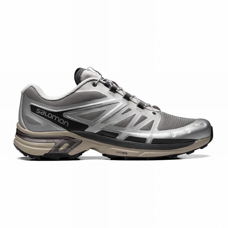 Chaussure Trail Running Salomon XT-WINGS 2 Homme Argent Grise | YBDWE-0354