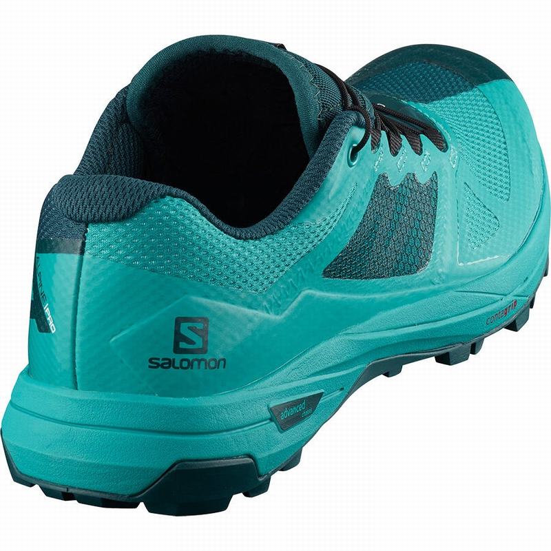 Chaussure Trail Running Salomon X ALPINE W /PRO Femme Turquoise Bleu | SQVGJ-2197