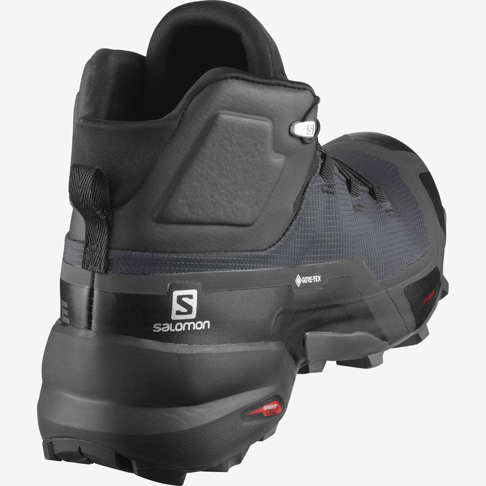 Chaussure de Randonnée Salomon CROSS HIKE MID GTX Homme Noir | NIJCR-4253