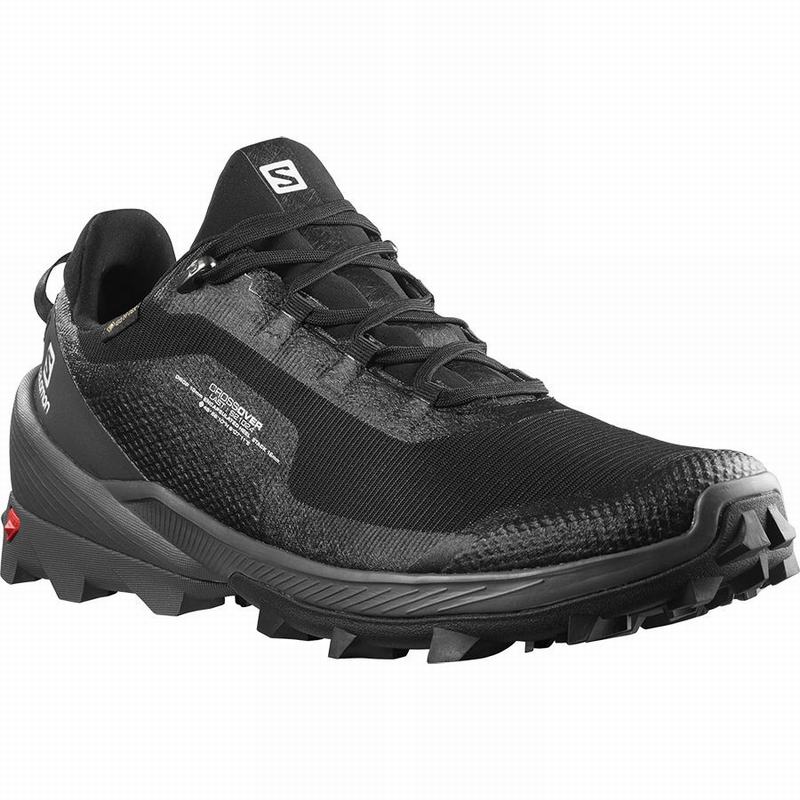 Chaussure de Randonnée Salomon CROSS OVER GORE-TEX Homme Noir | ZFTNJ-7209