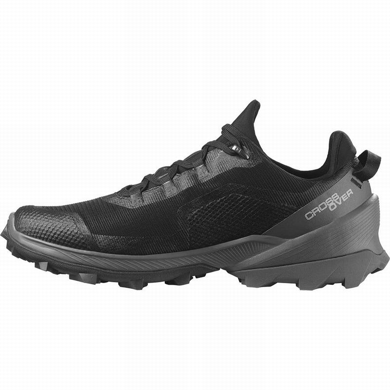 Chaussure de Randonnée Salomon CROSS OVER GORE-TEX Homme Noir | ZFTNJ-7209