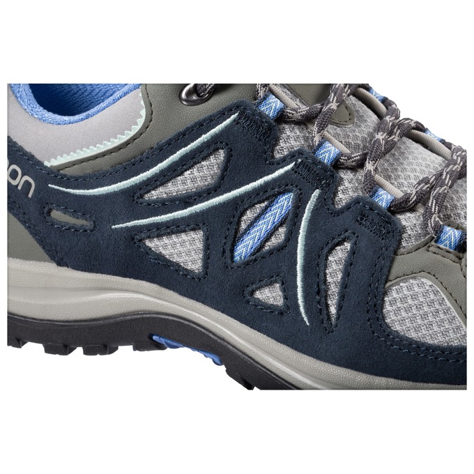 Chaussure de Randonnée Salomon ELLIPSE 2 AERO W Femme Bleu Marine Argent | EAZXO-5948