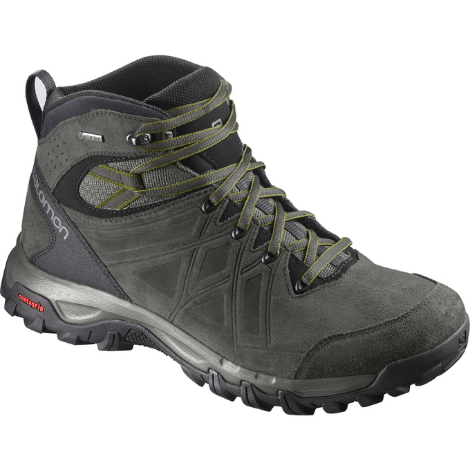 Chaussure de Randonnée Salomon EVASION 2 MID LTR GTX Homme Noir | PBEDM-3192