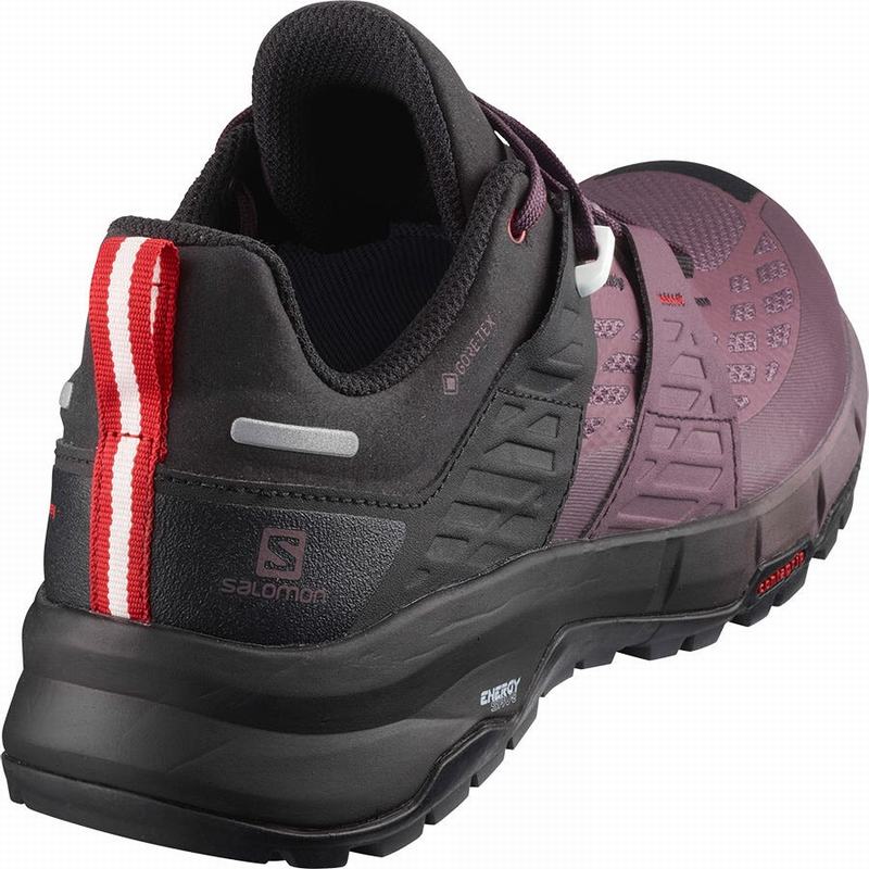 Chaussure de Randonnée Salomon ODYSSEY GTX W Femme Noir Rouge | EDXBW-6907