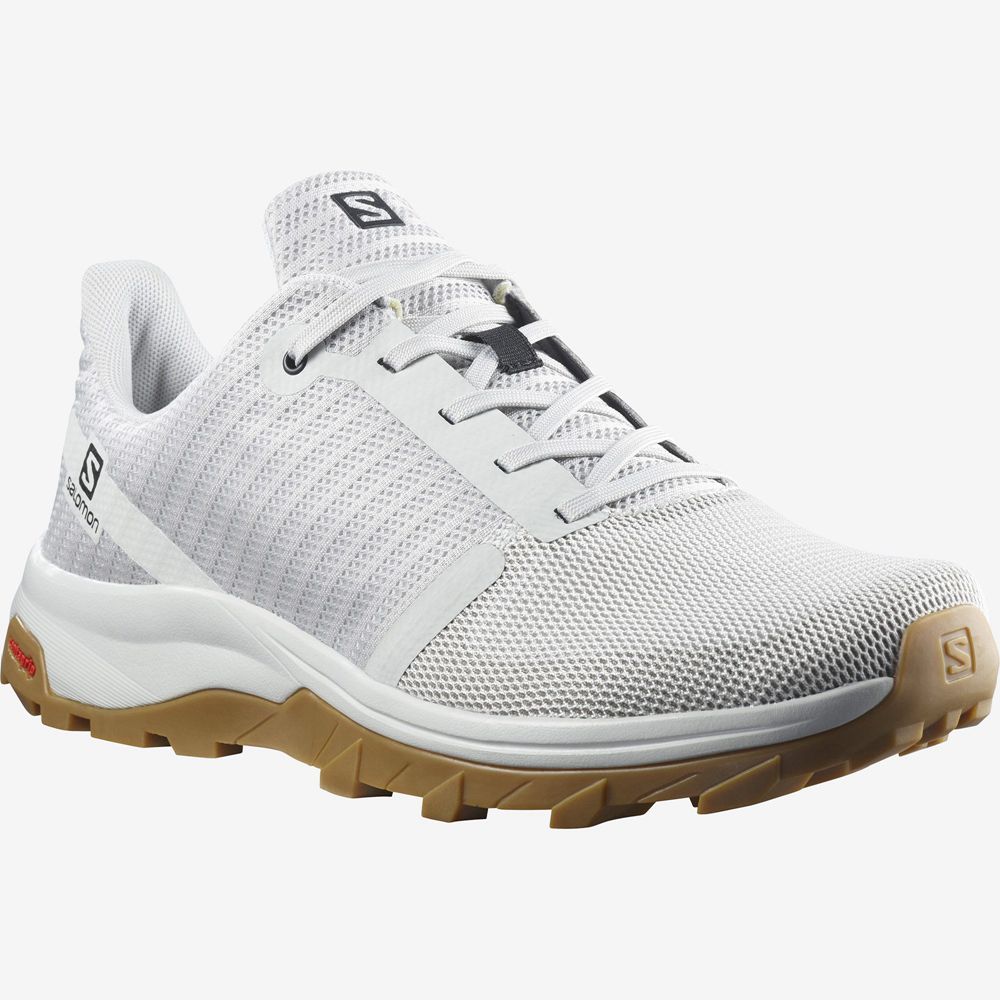 Chaussure de Randonnée Salomon OUTBOUND PRISM Homme Blanche | EQUHA-8063