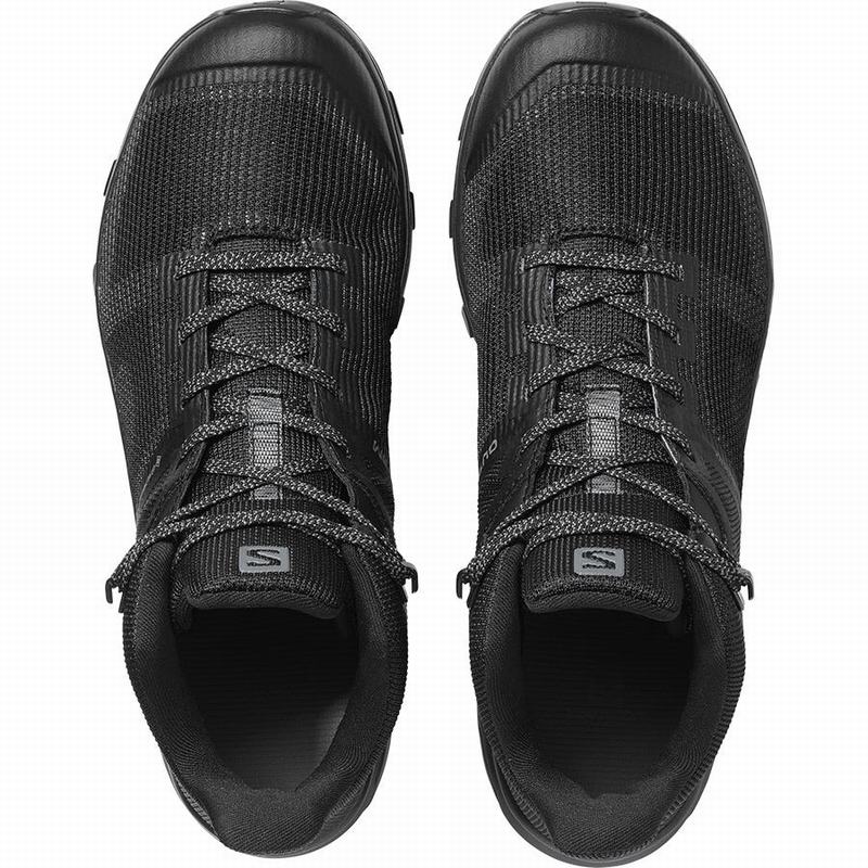 Chaussure de Randonnée Salomon OUTLINE PRISM MID GORE-TEX Femme Noir | BGSIK-6842