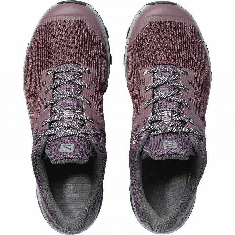 Chaussure de Randonnée Salomon OUTLINE PRISM GORE-TEX Femme Bordeaux | HIBGS-6049