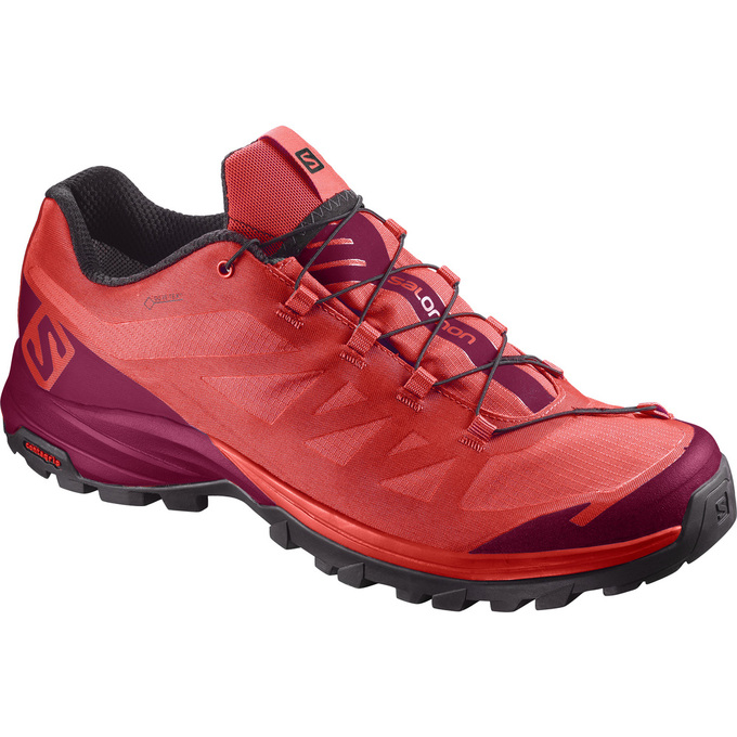 Chaussure de Randonnée Salomon OUTPATH GTX W Femme Orange Bordeaux | VQULZ-8610