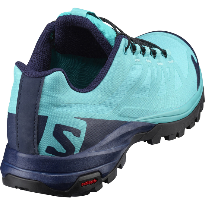 Chaussure de Randonnée Salomon OUTPATH W Femme Turquoise Bleu Marine | ZJDNE-4018