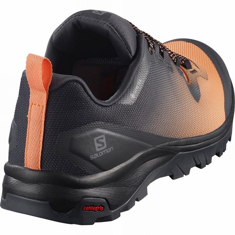 Chaussure de Randonnée Salomon VAYA GORE-TEX Femme Noir Orange | OEGSA-4026