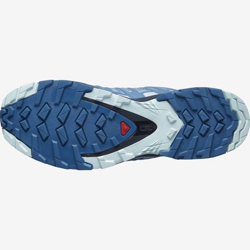 Chaussure de Randonnée Salomon XA PRO 3D V8 Femme Bleu | RLETQ-7256