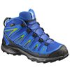 Chaussure de Randonnée Salomon X-ULTRA MID GTX J Enfant Bleu Noir | YKSWQ-2185