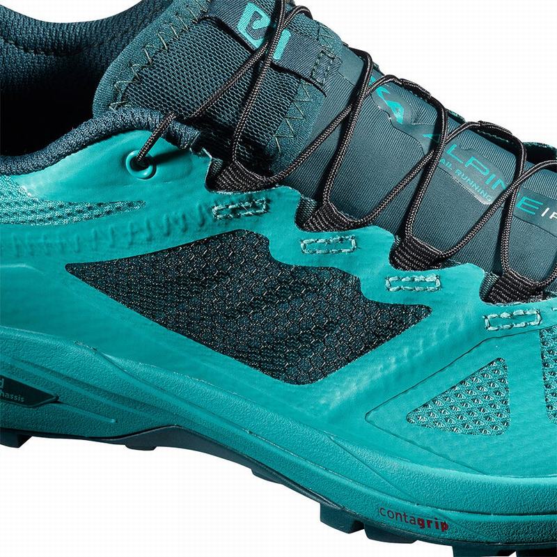 Chaussure de Randonnée Salomon X ALPINE W /PRO Femme Turquoise Bleu | RDXON-5862