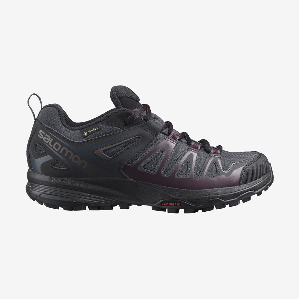 Chaussure de Randonnée Salomon X CREST GORE-TEX Femme Noir | QTYNC-3870