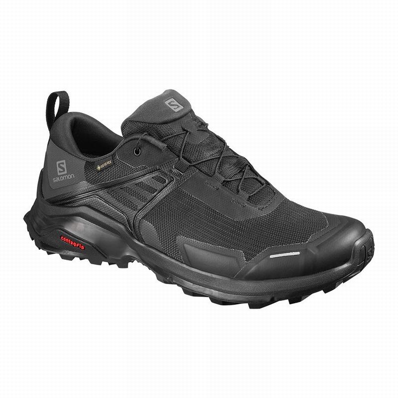 Chaussure de Randonnée Salomon X RAISE GORE-TEX Homme Noir | GCNDI-1745