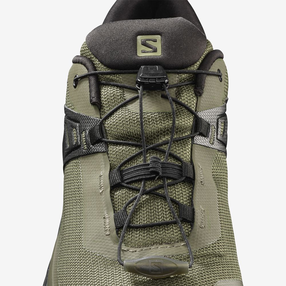 Chaussure de Randonnée Salomon X RAISE GORE-TEX Homme Vert Olive Vert | YHUTR-5029