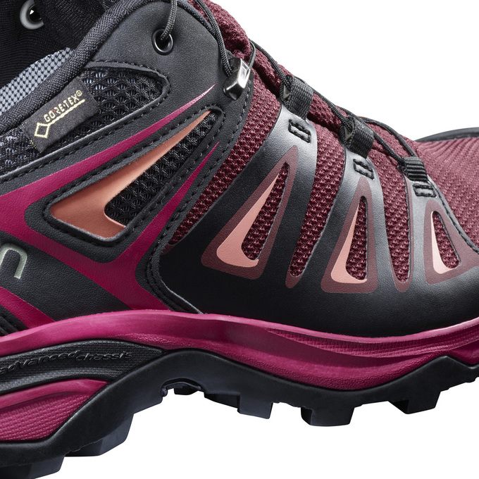 Chaussure de Randonnée Salomon X ULTRA 3 GTX W Femme Noir | RCWZM-5806