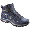 Chaussure de Randonnée Salomon X ULTRA 3 WIDE MID GTX W Femme Bleu Foncé | ZVAXC-4286