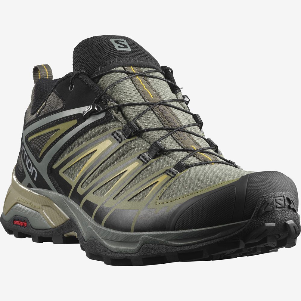 Chaussure de Randonnée Salomon X ULTRA 3 GORE-TEX Homme Doré | BZMUE-7653