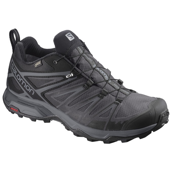 Chaussure de Randonnée Salomon X ULTRA 3 GTX Homme Noir | TXIBM-6497