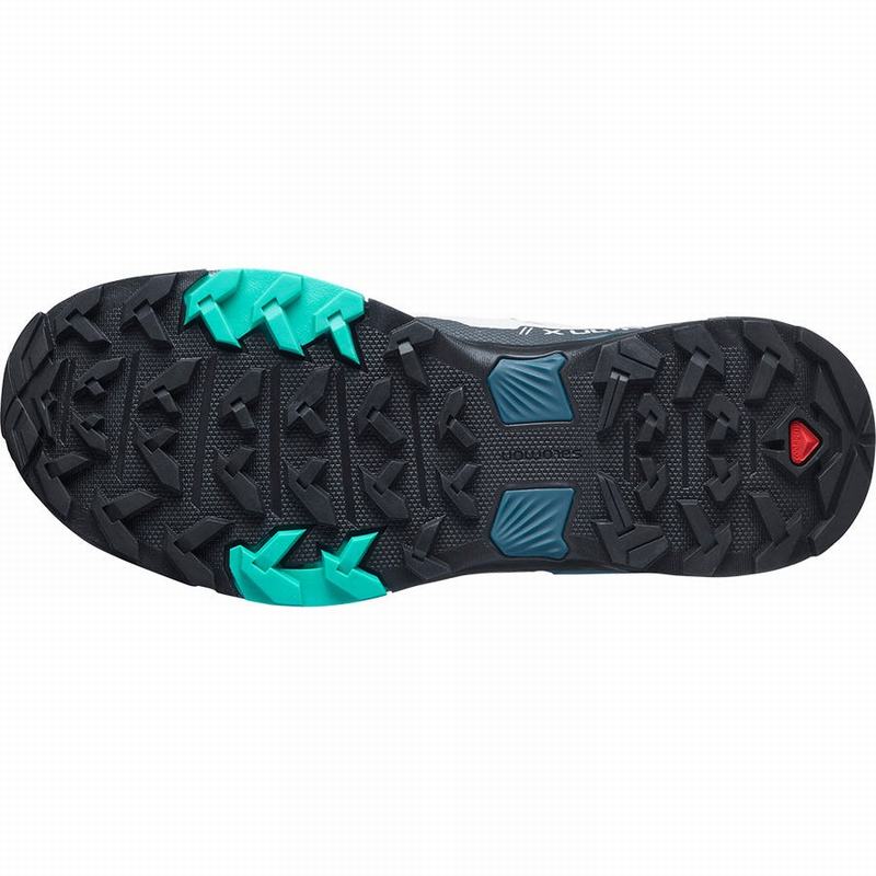 Chaussure de Randonnée Salomon X ULTRA 4 GORE-TEX Femme Grise Menthe | GXMTO-0796