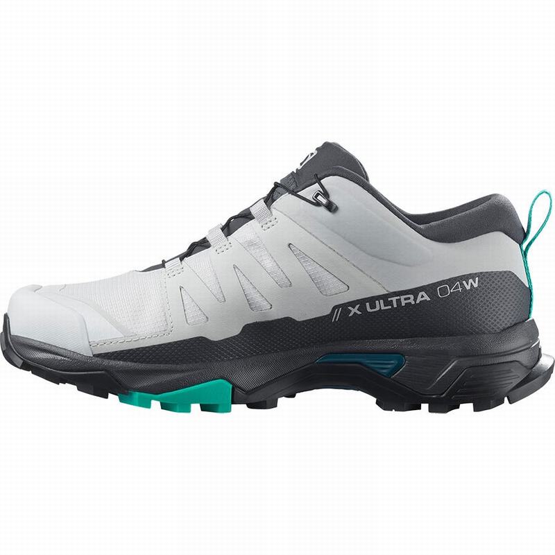 Chaussure de Randonnée Salomon X ULTRA 4 GORE-TEX Femme Grise Menthe | GXMTO-0796