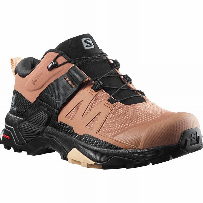 Chaussure de Randonnée Salomon X ULTRA 4 GORE-TEX Femme Noir Blanche | MTRKE-7103