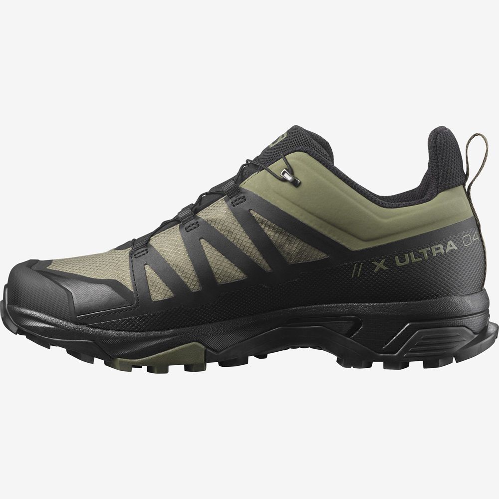 Chaussure de Randonnée Salomon X ULTRA 4 WIDE GORE-TEX Homme Vert | KCQTH-9813