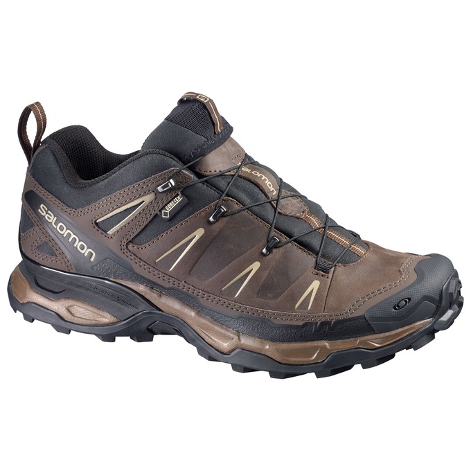 Chaussure de Randonnée Salomon X ULTRA LTR GTX Homme Marron Noir | YTSIV-4326