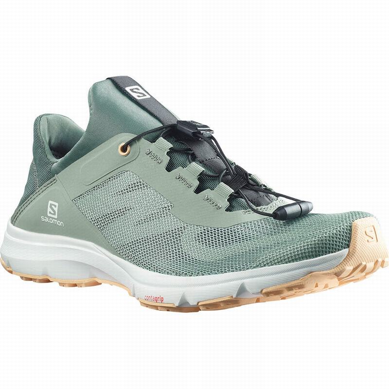 Chaussures D'eau Salomon AMPHIB BOLD 2 Femme Vert | YWKDI-9370