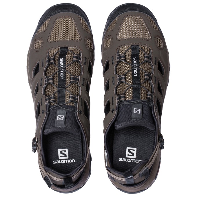 Chaussures D'eau Salomon EVASION CABRIO Homme Marron Noir | UZPNO-7531