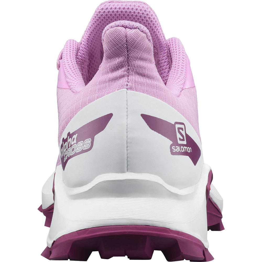 Chaussures Running Route Salomon ALPHACROSS BLAST J Enfant Orchid | NOEMS-7691