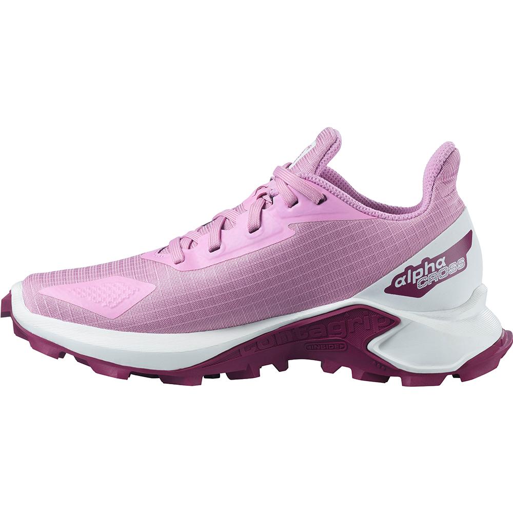 Chaussures Running Route Salomon ALPHACROSS BLAST J Enfant Orchid | NOEMS-7691