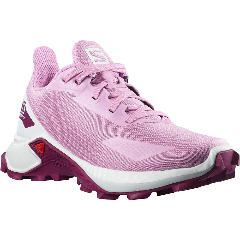 Chaussures Running Route Salomon ALPHACROSS BLAST J Enfant Orchid | NOEMS-7691