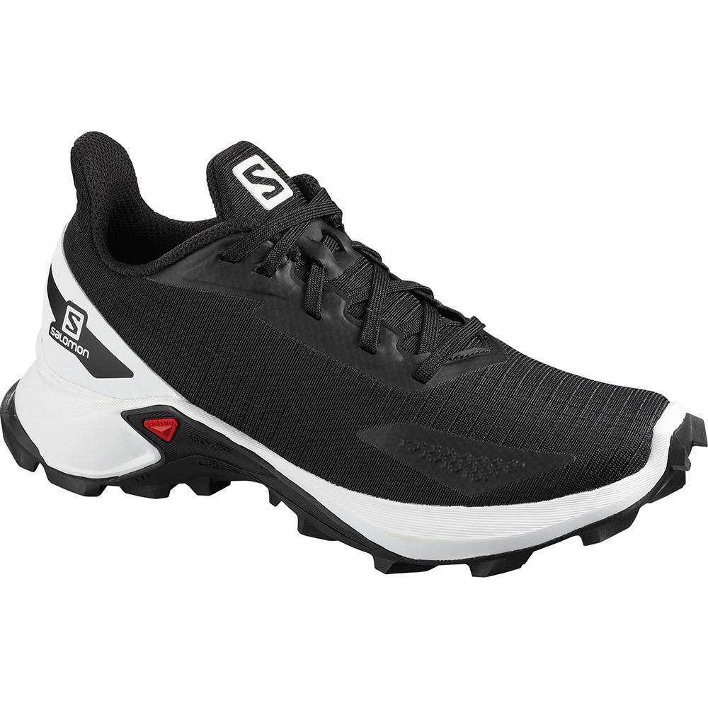 Chaussures Running Route Salomon ALPHACROSS BLAST J Enfant Noir | IADMG-7843