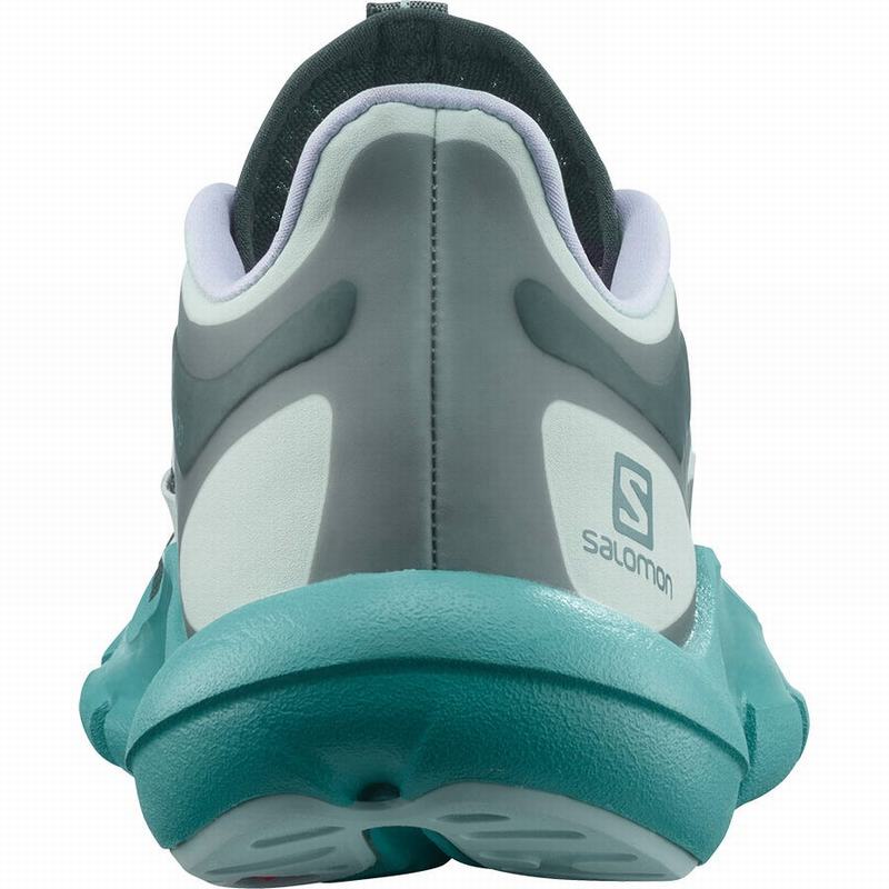 Chaussures Running Route Salomon PREDICT MOD Femme Vert Foncé Violette | VOPET-1457