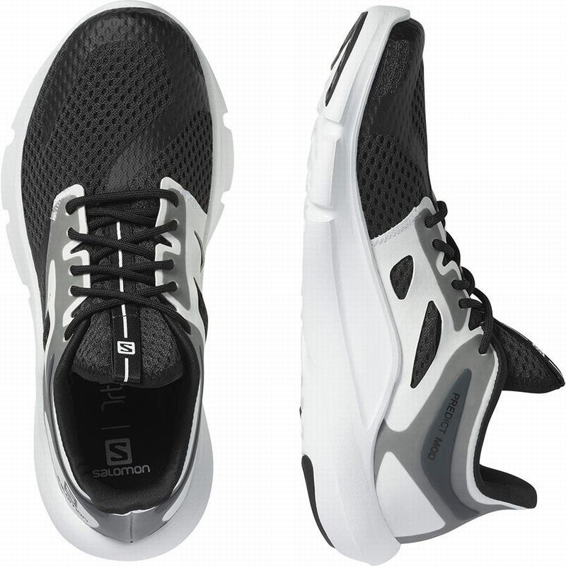 Chaussures Running Route Salomon PREDICT MOD Femme Noir Blanche | FXNHB-3756