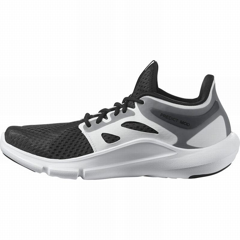 Chaussures Running Route Salomon PREDICT MOD Femme Noir Blanche | FXNHB-3756