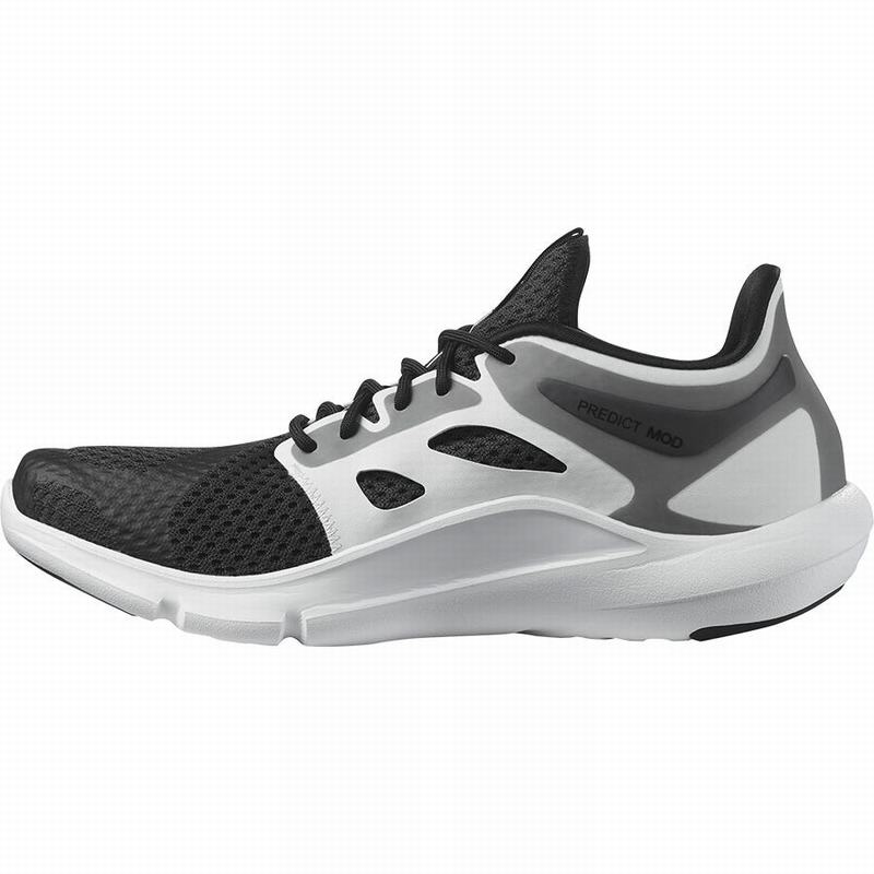 Chaussures Running Route Salomon PREDICT MOD Homme Noir Blanche | NYALJ-8753